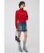 BELTED DENIM ミニスカート