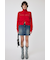 BELTED DENIM ミニスカート