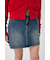 BELTED DENIM ミニスカート