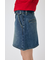 BELTED DENIM ミニスカート