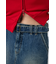 BELTED DENIM ミニスカート