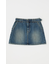 BELTED DENIM ミニスカート
