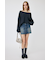 BELTED DENIM ミニスカート