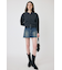 BELTED DENIM ミニスカート