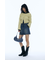 BELTED DENIM ミニスカート
