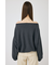 OFF SHOULDER スウェット