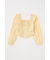 PUFF SLEEVE CORSET FIT ブラウス