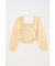 PUFF SLEEVE CORSET FIT ブラウス