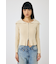 BIG COLLAR ZIP UP ニットトップス