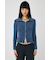 BIG COLLAR ZIP UP ニットトップス