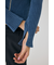 BIG COLLAR ZIP UP ニットトップス