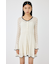 EYELET LACE KNIT ミニドレス