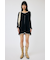 EYELET LACE KNIT ミニドレス
