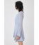 EYELET LACE KNIT ミニドレス