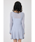 EYELET LACE KNIT ミニドレス