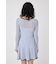 EYELET LACE KNIT ミニドレス