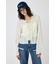 LACE UP RUFFLE ブラウス