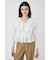 EYELET RUFFLE ブラウス