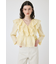 EYELET RUFFLE ブラウス