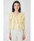 EYELET RUFFLE ブラウス