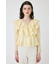 EYELET RUFFLE ブラウス