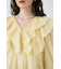 EYELET RUFFLE ブラウス