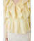 EYELET RUFFLE ブラウス