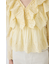 EYELET RUFFLE ブラウス