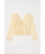 EYELET RUFFLE ブラウス