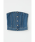DENIM BARE ビスチェ