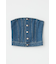 DENIM BARE ビスチェ