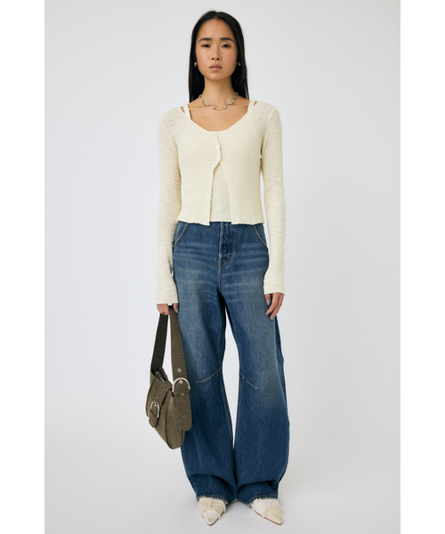 DROP WAIST CURVE ストレート｜マウジーの通販｜&mall（アンド