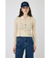 SHIRRING FLORAL フィットシャツ