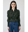 SHIRRING FLORAL フィットシャツ