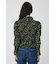 SHIRRING FLORAL フィットシャツ