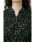 SHIRRING FLORAL フィットシャツ