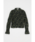 SHIRRING FLORAL フィットシャツ