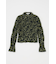 SHIRRING FLORAL フィットシャツ