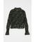 SHIRRING FLORAL フィットシャツ