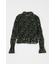 SHIRRING FLORAL フィットシャツ