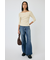 CROSS OFF SHOULDER ニットトップス