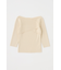 CROSS OFF SHOULDER ニットトップス