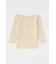 CROSS OFF SHOULDER ニットトップス