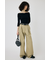 CROSS OFF SHOULDER ニットトップス