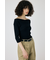 CROSS OFF SHOULDER ニットトップス