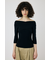 CROSS OFF SHOULDER ニットトップス