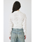 FRONT TIE SHIRRING シャツ