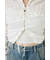 FRONT TIE SHIRRING シャツ