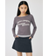 SHEER LAYERED ロングスリーブTシャツ