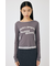 SHEER LAYERED ロングスリーブTシャツ